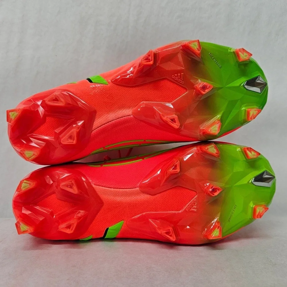 Adidas Predator Edge.1 Firm Ground Soccer Cleats GW1029 Solar Red‎ Mens Size 6.5